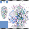 RHINESTONE CRYSTAL Mix Opal, Assorted Size 1440pcs/Case #LZ04