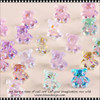 NAIL CHARM RESIN Mixed Iridescent Candy Bear 20/Pack