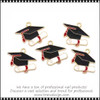 NAIL CHARM ALLOY Graduation Cap 10/Pack