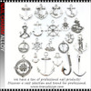 NAIL CHARM ALLOY Styles Marine Nautical Anchor 21/Pack *