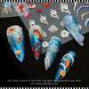 NAIL STICKER Marine Life Starfish  #5D-K176