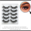 INSTANT EYELASH Rounded Style, C-Curl,  Short Length, Cluster Lashes, 5 Pairs/Pack   #3D-06