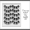 INSTANT EYELASH Open Eye Style, C-Curl,Long Cluster Lashes, 5 Pairs/Pack #3D-08