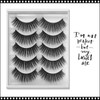 INSTANT EYELASH Rounded Style, C-Curl, Medium Length, High Volume Lashes, 5 Pairs/Pack #3D-10