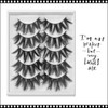 INSTANT EYELASH Flared Style, C-Curl, Long, Thick Spike Cluster Lashes, 5 Pairs/Pack  #3D-11