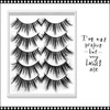 INSTANT EYELASH Doll Eye Style, C-Curl, Long, Spike Cluster Lashes, 5 Pairs/Pack  #3D-14