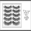 INSTANT EYELASH Open Eye Style, C-Curl, Medium long, Criss-Cross Lashes, 5 Pairs/Pack  #3D-53