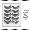 INSTANT EYELASH Rounded Style, C-Curl, Medium Long, Thick Cluster Lashes, 5 Pairs/Pack  #3D-59