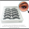 INSTANT EYELASH Rounded Style, C-Curl, Medium Long, Thick Cluster Lashes, 5 Pairs/Pack  #3D-59