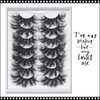 INSTANT EYELASH Doll Eye Style, D-Curl, Mega Volume, Curly Criss-Cross Cluster Lashes, 7 Pairs/Pack  #XFC-008