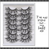 INSTANT EYELASH Deep Fried Open Eye Style, D-Curl, Soft Glam, Fluffy Criss-Cross Lashes, 7 Pairs/Pack  XFC-011