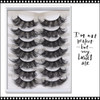 INSTANT EYELASH Deep Fried Doll Eye Style, D-Curl,  Voluminous Curly Criss-Cross Lashes, 7 Pairs/Pack  XFC-012