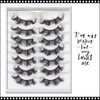 INSTANT EYELASH Deep Fried Open Eye Style, D-Curl,  Voluminous Curly Cluster  Lashes, 7 Pairs/Pack  #XFC-016