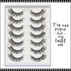 INSTANT EYELASH Deep Fried Flared Styles, D-Curl, Fluffy Stagerred Lashes, 7 Pairs/Pack  #XFD-025