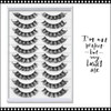 Russian Strip , DD-Curl, Long,  Voluminous Curly Cross Cluster  Lashes, 10 Pairs/Pack  #TK02