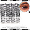 INSTANT EYELASH Multi-Styles, C-Curl, Multi-Sizes, High Volumes, Fluffy Cluster Lashes, 20 Pairs/Pack  #G503