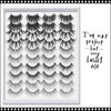   INSTANT EYELASH Doll Eye Styles, C-Curl, Multi-Sizes and Volumes, Cluster Lashes, 20 Pairs/Pack  #G504