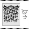 INSTANT EYELASH Flared and Doll Eye Style, C-Curl, Long , Cross Cluster Lashes, 5 Pairs/Pack  #3D-145