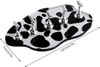 ACRYLIC NAIL STAND Cow Print with 5 Stands 5/Set