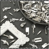 NAIL CHARM ALLOY Assorted Antique Silver 20/Pack