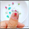 NAIL CHARM RESIN Mix Color Rose 12/Pack