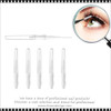 EYELASH & Eyebrow Lift Tools - Micro Eyebrow Brush With Cap 5 White /Bag