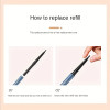 EYEBROW PENCIL Ultra Thin, Water Proof Natural  Black Color #01