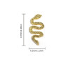 NAIL CHARM ALLOY Retro Rose Gold Snake 2/Pack