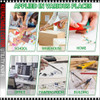RETRACTABLE CUTTER Utility Knife With Auto-Lock Design Red & Green 2/Pack 
