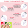 NAIL ART Silicone Brush Dual Tip 5/Pack