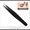 TWEEZER Eyebrow Stainless Steel Angled Clip