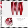INSTANT Chrome Mirror Double Rose Gold & Red 1g