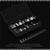 APRES Gel-X Sculpted Square Medium Tips 600pcs #APGX-S-SM