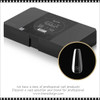 APRES Natural Coffin Medium Box of Tips 600pcs #APGX-N-CM