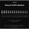 APRES Natural Coffin Medium Box of Tips 600pcs #APGX-N-CM