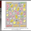 5D NAIL STICKER – HAPPY NOTE BOY, CARTOON BUNNY #TB-201