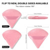 Triangle Powder Puff  Pink 5/Pack