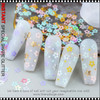 INSTANT GLITTER Transparent  Hologram Flower Case