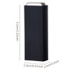 Black Silicone Protective Rectangular Nail Magnet Tools 2pcs