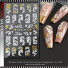 NAIL STICKER 3D Embossed Floral Swirl Pattern #5D-K170