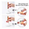 Flexible Nail Practice Finger Hand Kits Stand with 3 Finger & 100 Tips