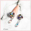 NAIL CHARM RHINESTONE Luxury Diamonds jewelry 6/Case *