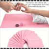 INSTANT MANICURE TABLE MAT Waterproof Light Pink 125 Pcs/Pack
