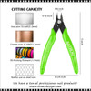 NAIL ART Tool Rhinestone Removal Pliers, Green