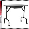 MANICURE TABLE Foldable, Armrest, Black #MT001B