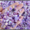 NAIL CHARM RESIN Luminous Rose Heart Bear 30/Pack | PURPLE