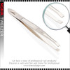 NGHIA Tweezer Stainless Steel, Eyebrow, Straight Blades #N-408