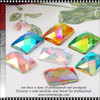 NAIL CHARM RHINESTONE Rectangular Irregular Surface 50/Pack *
