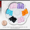 NAIL CHARM RESIN Colorful 3D Gummy Bear 12/Case #2