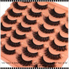 EYELASHES Faux Mink Lashes D Curl Strip Lashes 14/Pairs